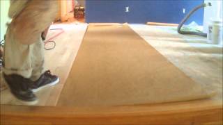 Nail Down Hardwood Floor Underlayment How to [upl. by Eseyt]