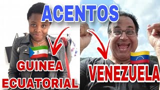 Qué DIFERENCIAS hay entre ACENTO DE GUINEA ECUATORIAL y el ACENTO DE VENEZUELA  LEYENDO UN LIBRO [upl. by Wilber]