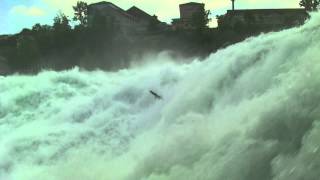 Hochwasser am Rheinfall 15 Juni 2013 [upl. by Hoye199]