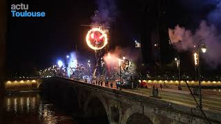 Final du spectacle de la Machine quotLe Gardien du Temple  La Porte des Ténèbresquot jour 3 à Toulouse [upl. by Aicia]