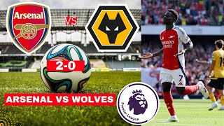 Arsenal vs Wolves 20 Live Premier League Football EPL Match Score Commentary Highlights Gunners [upl. by Asila]