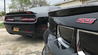 Camaro SS vs Challenger RT Scat Pack [upl. by Kaitlin871]