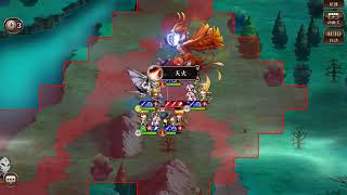 Langrisser M  How to kill Phoenix Lv65 in 4 turns  Protagonists team [upl. by Aubine930]