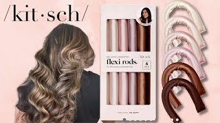 I tried the My Kitsch Satin Wrapped Flexi Rods [upl. by Anekahs]