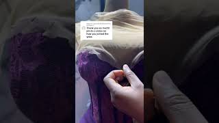 How to attach yolk on a corset top yolk corset corsetmaker sewveryeasy [upl. by Bobbie]