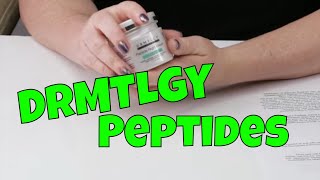 DRMTLGY Skincare Peptide Night Cream Moisturizer Review and How to Use [upl. by Pucida635]