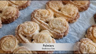 3ingredient Palmiers Super Easy And Delicious Recipe [upl. by Procto577]