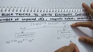 f Block TRICKS for Lanthanoids [upl. by Nylaf]