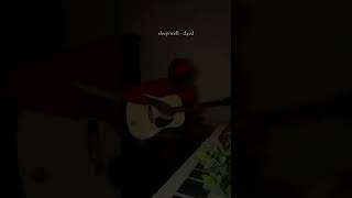 sleep well d4vd guitar cover guitar guitarcover d4vd singing viralshorts [upl. by Sirromal]