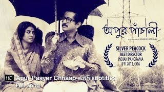 Apur Paayer Chhaap  Apur Panchali  Parambrata  Parno  Arijit  Indraadip  Kaushik Ganguly SVF [upl. by Malonis512]