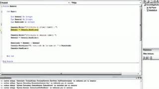 Depuracion de instrucciones paso a paso de un programa Visual Basic net [upl. by Kennith330]