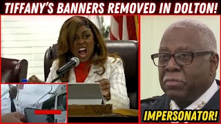 Tiffany Henyard Banners Taken Down In Dolton Ronald Burge Sr Still IMPERSONATING A Police Officer [upl. by Sharia]