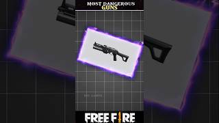 MOST DANGEROUS 🤯 long range and short guns with out GUN SKINS 😂 freefirevirlshortsshortsfeed [upl. by Reh]