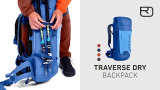 TRAVERSE DRY weatherproof alpine backpack  ORTOVOX [upl. by Rodger]