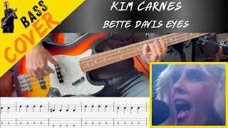 Débuter la basse  Cover  Kim Carnes  Bette Davis Eyes [upl. by Kcirdek436]