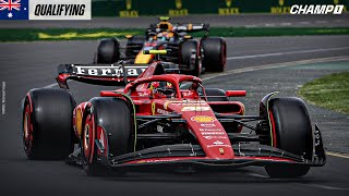 Formel 1 2024  LIVE  AustralienGP  Qualifying  Verstappen führt Ferrari in Q3 vor [upl. by Isyed]