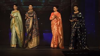 Best Top Indian Saree Fashion Show Top Indian Model In Sarees [upl. by Natalya]