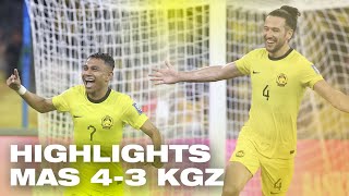 Highlights Malaysia 43 Republik Kyrgyz  16 November 2023 [upl. by Fredella]