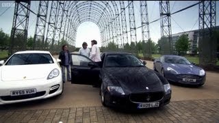 Four Door Supercars  Top Gear  Series 15  BBC [upl. by Adnohsek]