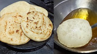 Railway Style Tawa Bhatura  भटूरे बनाने की विधि  Street Style Bhatura Recipe  Chef Ashok [upl. by Oderfliw919]