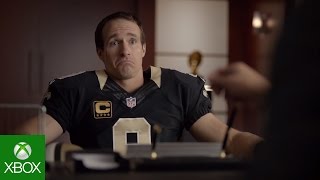 NFL on Xbox Fantasy Job Interview with Drew Brees [upl. by Sherris899]