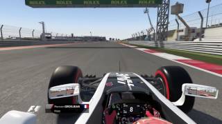 F1 2016 Grosjean Onboard Austin [upl. by Tebasile750]