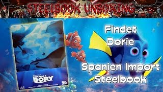 Unboxing  Findet Dorie  Spanien Import  Steelbook [upl. by Gnoh]