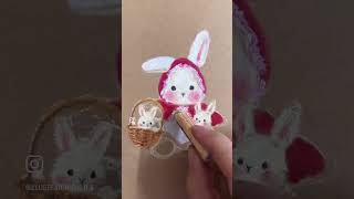 ❤하티래빗❤ 크리스마스 한정 텀블벅 판매 진행중이에요🐰rabbit oilpastel 토끼인형 art oilpasteldrawing oilpastelarts doll [upl. by Jaynes]