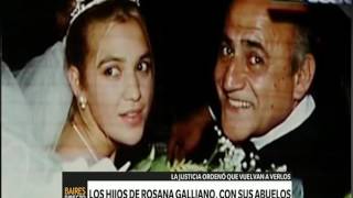 Los hijos de Rosana Galliano podrán ver a sus abuelos maternos – Telefe Noticias [upl. by Pfister]