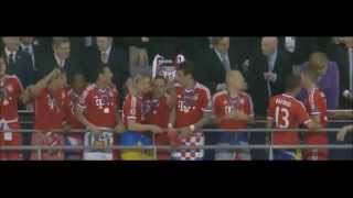 Bayern Munich 2013 Champions Leauge Final Ceremony [upl. by Germaun]