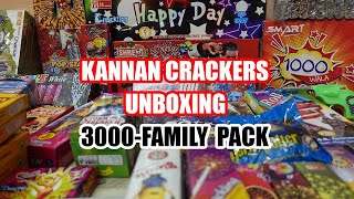 Kannan Crackers Sivakasi  Rs 3000 CRACKERS UNBOXING 2021 KANNAN CRACKERS SHOP [upl. by Artcele]