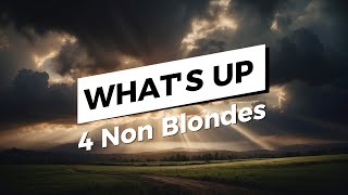 4 Non Blondes  Whats Up Lyrics [upl. by Bouchier]