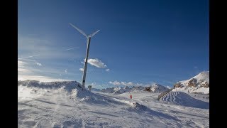 Serre Chevalier  la première station de ski à produire sa propre électricité [upl. by Lynnea]