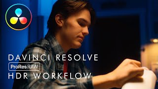 DaVinci Resolve 18  ProRes Raw HDR Color Managed Workflow [upl. by Llehsyar]