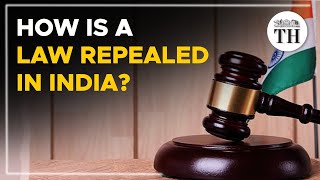 How is a law repealed in India [upl. by Kylynn904]