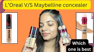 Maybelline Age Rewind vs LOréal Infallible Concealer My Honest Review [upl. by Gnuhc456]