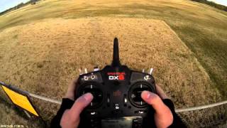 HobbyKing Avios 1200mm Yak52 warm up flight 120515 GSWAM Ft Worth [upl. by Lemuelah]