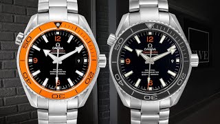 Omega Seamaster Planet Ocean Orange Bezel Watch 23230422101002 Review  SwissWatchExpo [upl. by Eibbil]