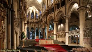 BBC Choral Evensong Canterbury Cathedral 1964 Allan Wicks [upl. by Yenttihw]