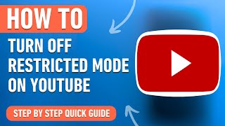 Turn off Restricted Mode on Youtube 2024 Easy Tutorial [upl. by Milson]