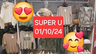 😍SUPER U🤩MODE FEMME 011024 [upl. by Emoraj]