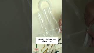 How to sew the first petticoat of the Umbrella Ball Gown Skirt [upl. by Ycnay]