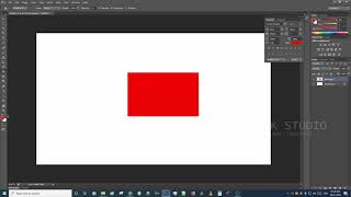 How to change box colour in photoshop after creating box  Photoshop Tutorials [upl. by Olney]