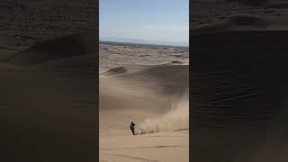 Absolutely unreal🔥🔥🔥 🎥 from duneanddestroy on insta dune dirtbike epic [upl. by Meryl]