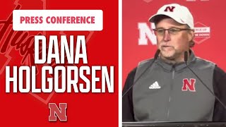 Nebraska Football OC Dana Holgorsen meets with the media on Tuesday ahead of Iowa I GBR [upl. by Nyral]