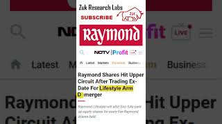 Raymond share latest news is stock is down 40 due to this [upl. by Enelyahs]