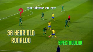 38 Year Old Ronaldo Is Spectacular  Ronaldos Skills And Goals 202324 [upl. by Kohn944]