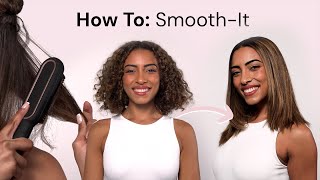 How To Use SmoothIt 2in1 Digital Straightening Comb from L’ange [upl. by Niroht]