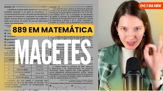 😱 MACETES para GABARITAR o ENEM Matemática e Naturezas TRI pegadinhas e terminar no tempo [upl. by Scrope]