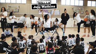 Hosted the Nike Air West Clinic with Juju Watkins [upl. by Katalin]